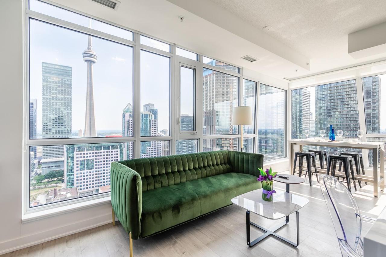 Luxury 2 Bedroom In The Heart Of Entertainment District W/ Cn Tower View Toronto Extérieur photo
